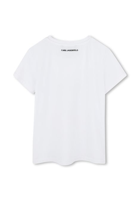 T-shirt con stampa KARL LAGERFELD KIDS | Z3049110P